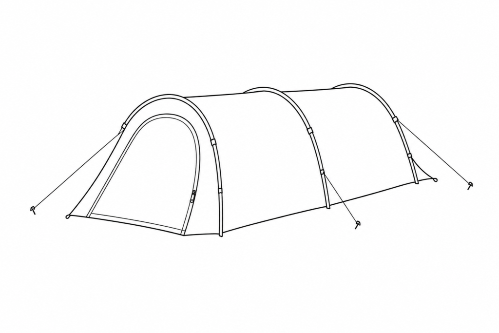 Tente de type : Tunnel